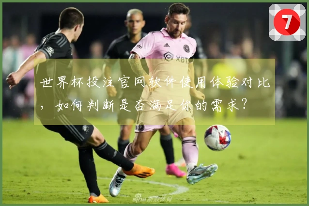世界杯投注官网软件使用体验对比，如何判断是否满足你的需求？